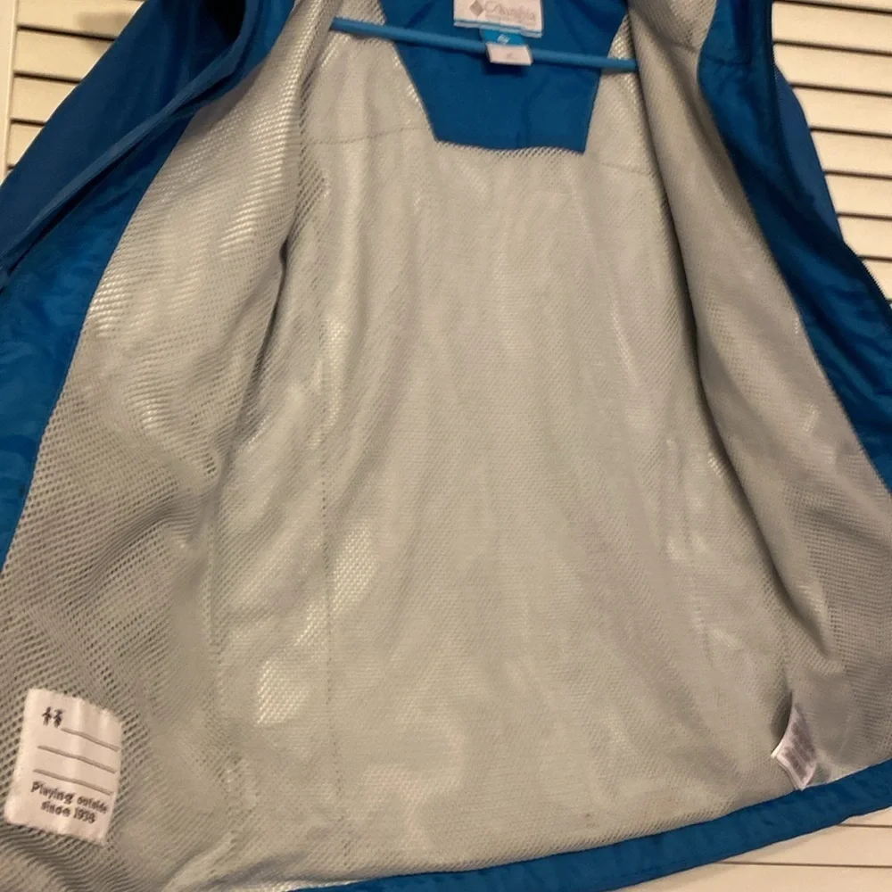 Columbia Nylon Hood Zip Windbreaker Size M